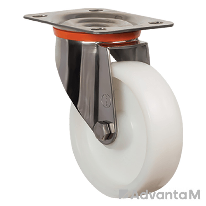 Колесо большегрузное нейлоновое EZ01 HKZ 100 (INOX)