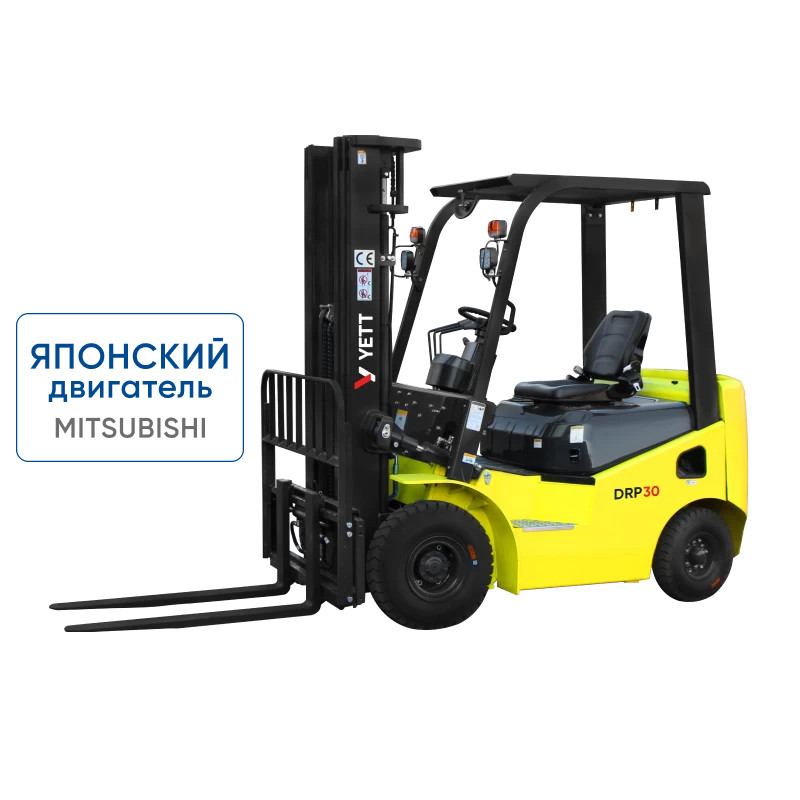 0 - Дизельный погрузчик с японским двигателем YETT DRP35-M1K2C-ZSM480-SS