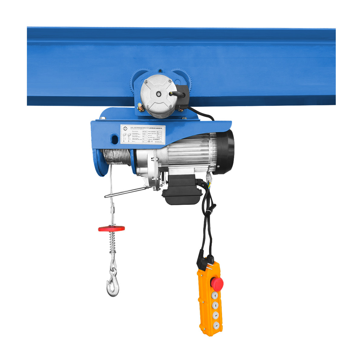 0 - Мини электрическая таль передвижная (220 В, 500/1000 кг, 12/6 м) GEARSEN PA 50012