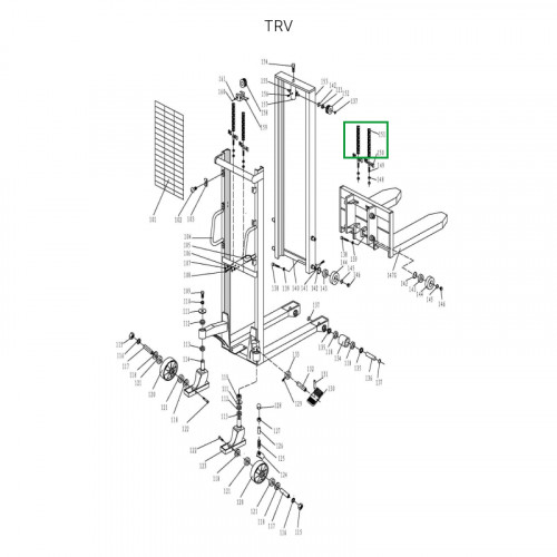 1 - Цепь гидроузла для TRV1530 